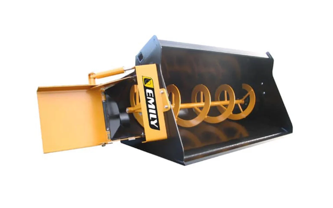 Godet à déversement latéral